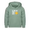 Ick fühl mir prima - Kinder Hoodie - Graugrün
