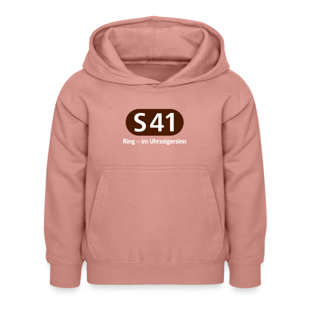 S41 - Kinder Premium Hoodie - Altrosa