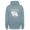 Neuseeland oder Neukölln - Unisex Hoodie - Nebelblau