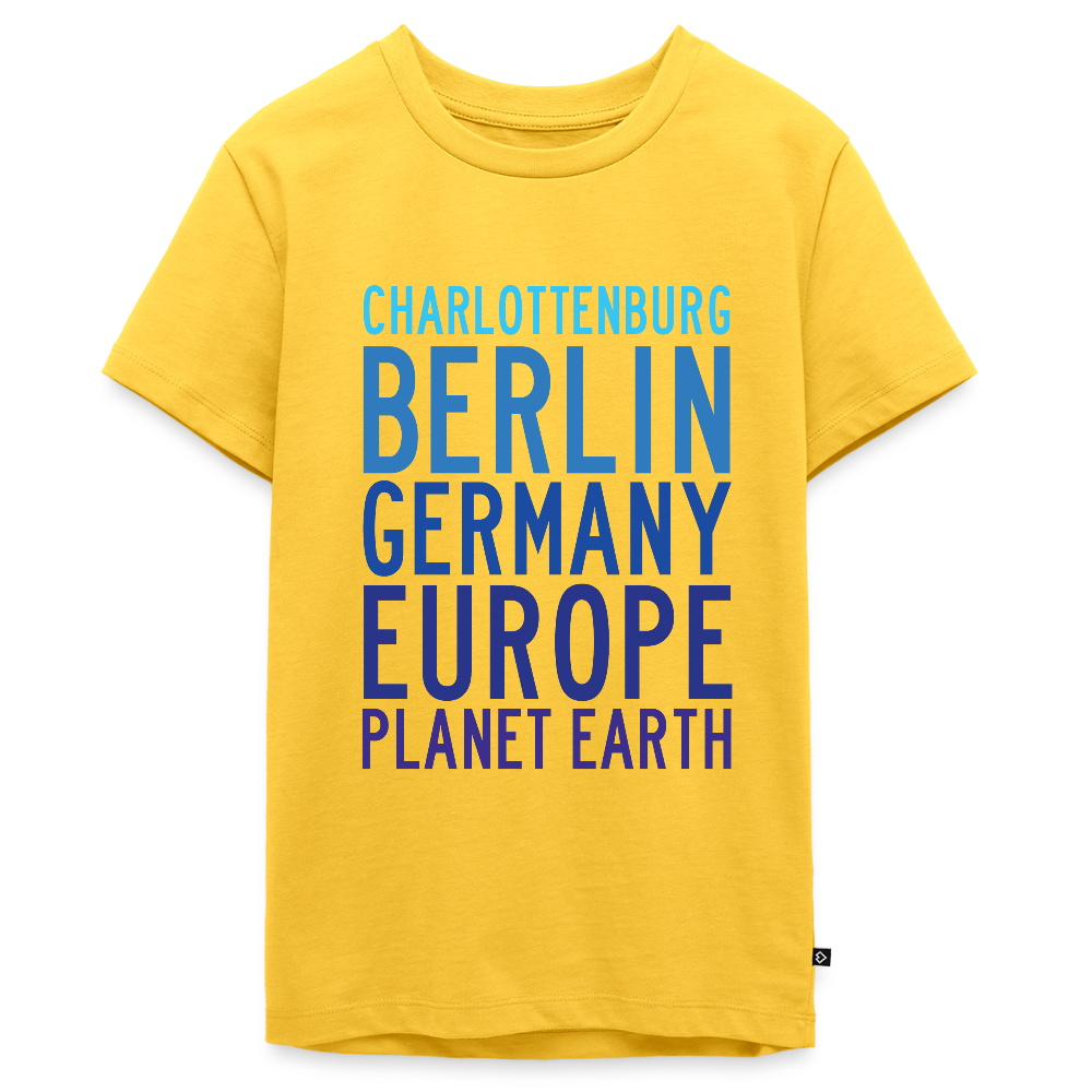 Charlottenburg - Earth - Teenager Premium T-Shirt - Gelb