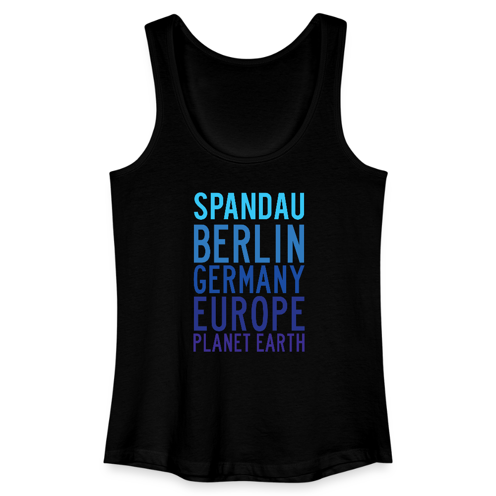 Spandau Planet Earth - Frauen Bio Tank Top - Schwarz
