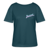 Juut - Relaxed Rundhals Frauen Bio-T-Shirt - Dunkles Petrol
