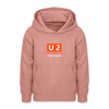 U2 Berlin - Teenager Hoodie - Altrosa