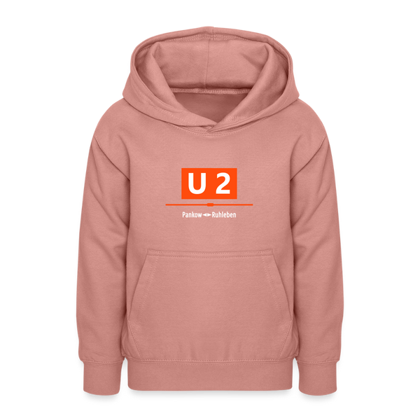 U2 Berlin - Teenager Hoodie - Altrosa