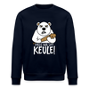 Pass ma uff Keule -Unisex Bio Sweatshirt - Navy