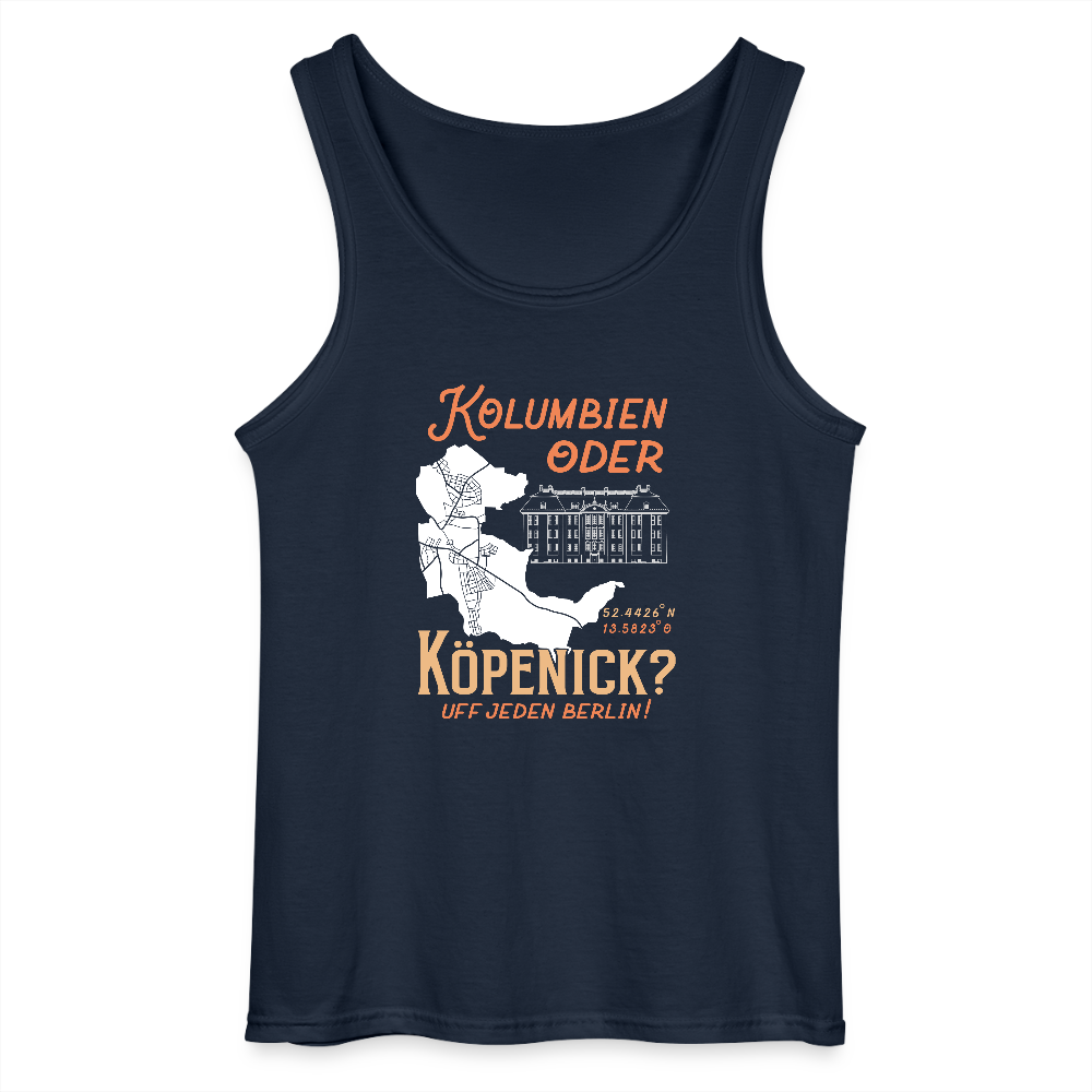Kolumbien oder Köpenick - Männer Tank Top - Navy