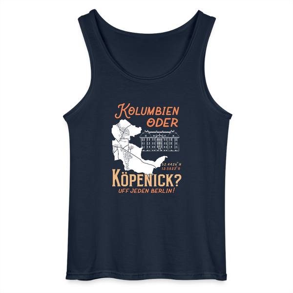 Kolumbien oder Köpenick - Männer Tank Top - Navy