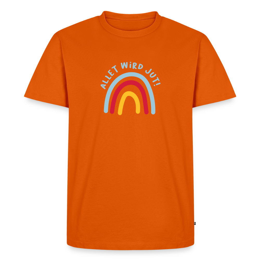 Allet wird jut! - Männer Premium T-Shirt - Orange