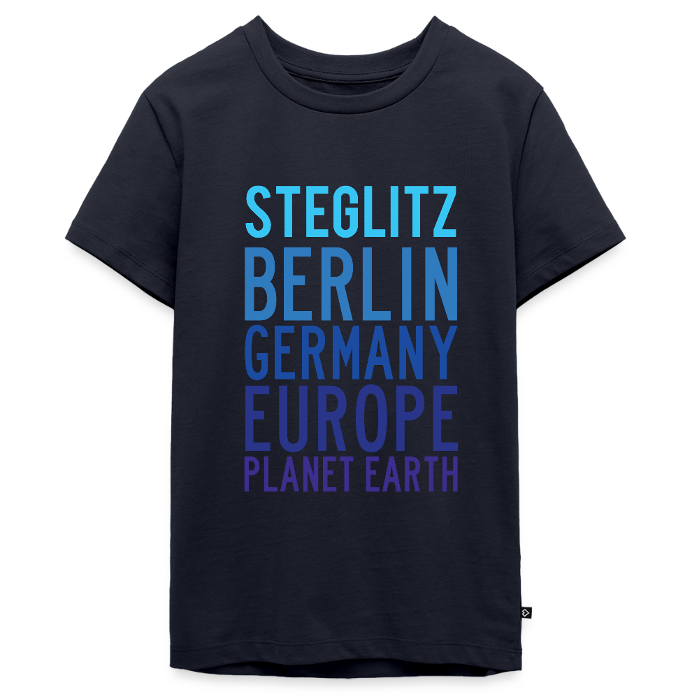 Steglitz Planet Earth - Teenager Premium T-Shirt - Navy