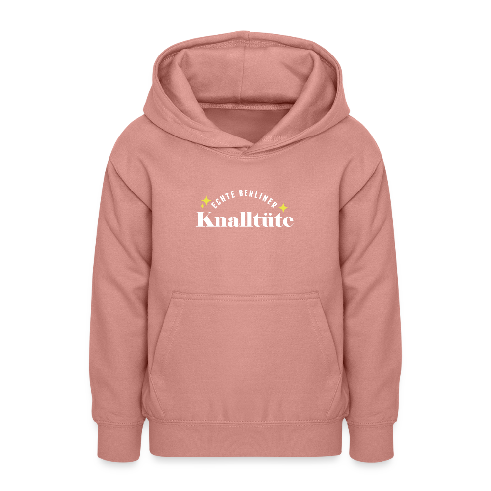 Echte Berliner Knalltüte - Teenager Hoodie - Altrosa