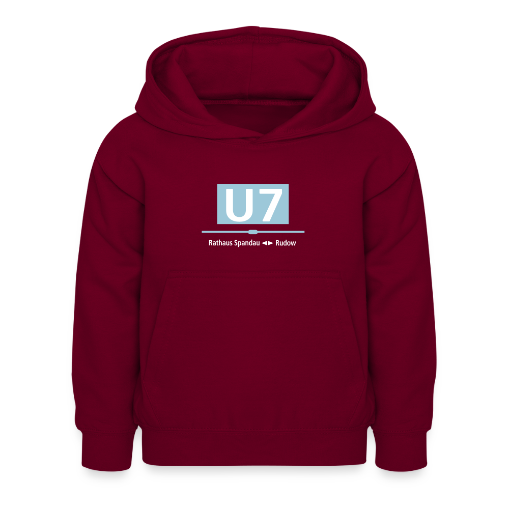 U7 - Kinder Hoodie - Bordeaux