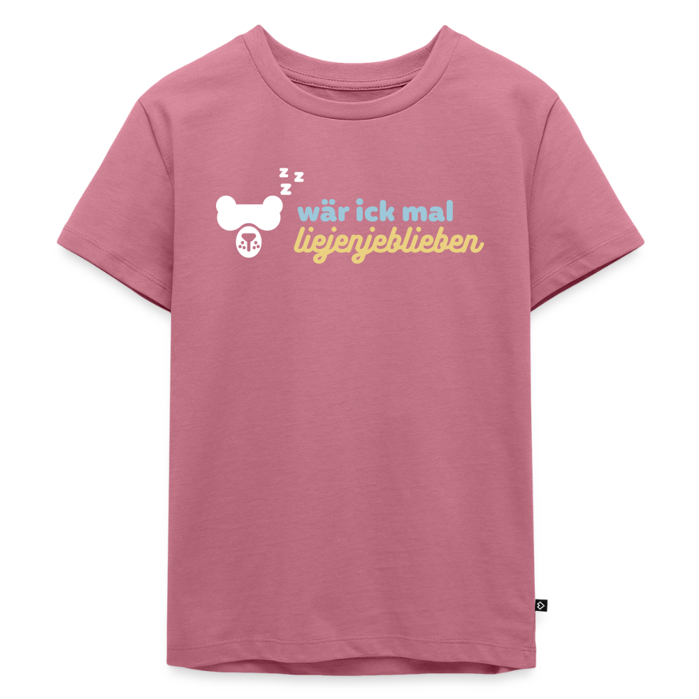 wär ick mal liejenjeblieben - Kinder Premium T-Shirt - Mauve