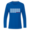 030 Berlin - Frauen Sport Langarmshirt - Royalblau