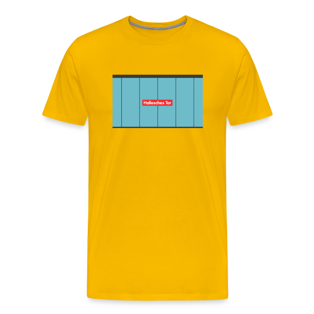 Hallesches Tor - Männer Premium T-Shirt - Sonnengelb