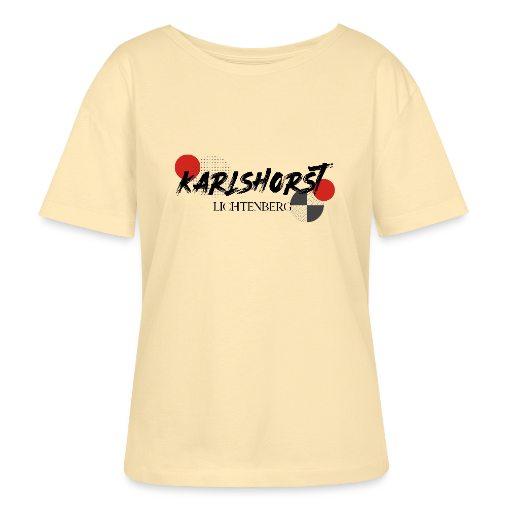 Karlshorst - Relaxed Rundhals Frauen Bio-T-Shirt - Creme