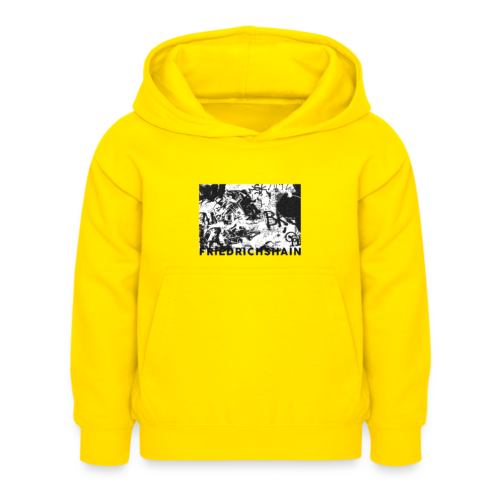 Friedrichshain Graffiti - Kinder Hoodie - Gelb