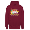Kreta oder Kreuzberg - Unisex Hoodie - Bordeaux