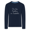 One Less Problem in Neukölln - Kinder Langarmshirt - Navy