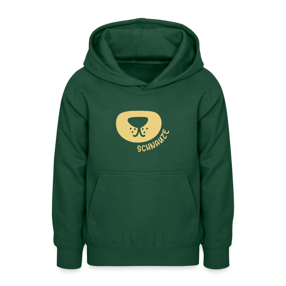 Schnauze - Teenager Hoodie - Flaschengrün