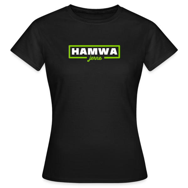 hamwa - Frauen Premium T-Shirt - Schwarz
