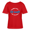 Dit Looft! - Relaxed Rundhals Frauen Bio-T-Shirt - Rot