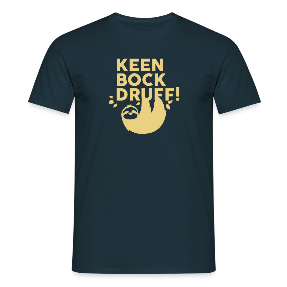 Keen Bock druff! - Männer Premium T-Shirt - Navy