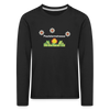 Paulsternstrasse - Kinder Langarmshirt - Schwarz