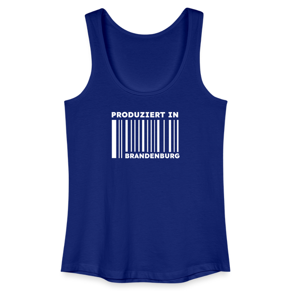 PRODUZIERT IN BRANDENBURG - Frauen Bio Tank Top - Königsblau
