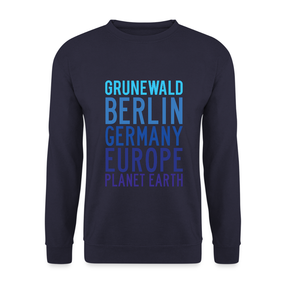 Grunewald Planet Earth - Unisex Pullover - Navy