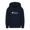 wär ick mal liejenjeblieben - Teenager Hoodie - Navy