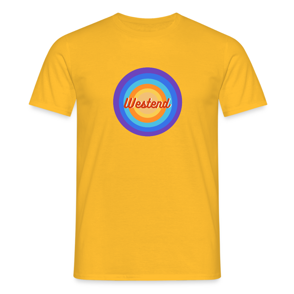Westend Retro - Männer Premium T-Shirt - Gelb
