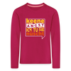 Keene Angst Ick Tu Sie Nüscht - Kinder Langarmshirt - dunkles Pink
