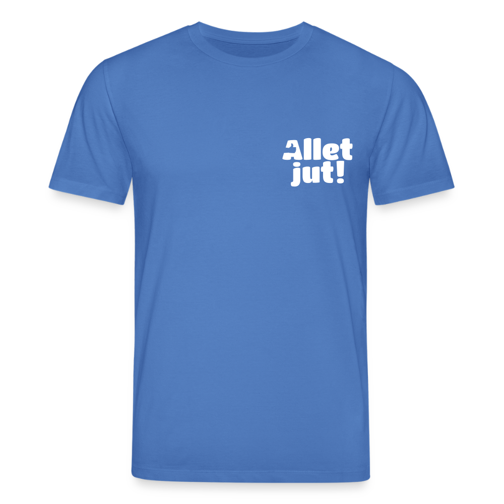 Allet Jut - Unisex Bio T-Shirt - Achtsames Blau