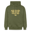 Juter Kumpel ist besser als warmet Bier - Hoodie - Militärgrün
