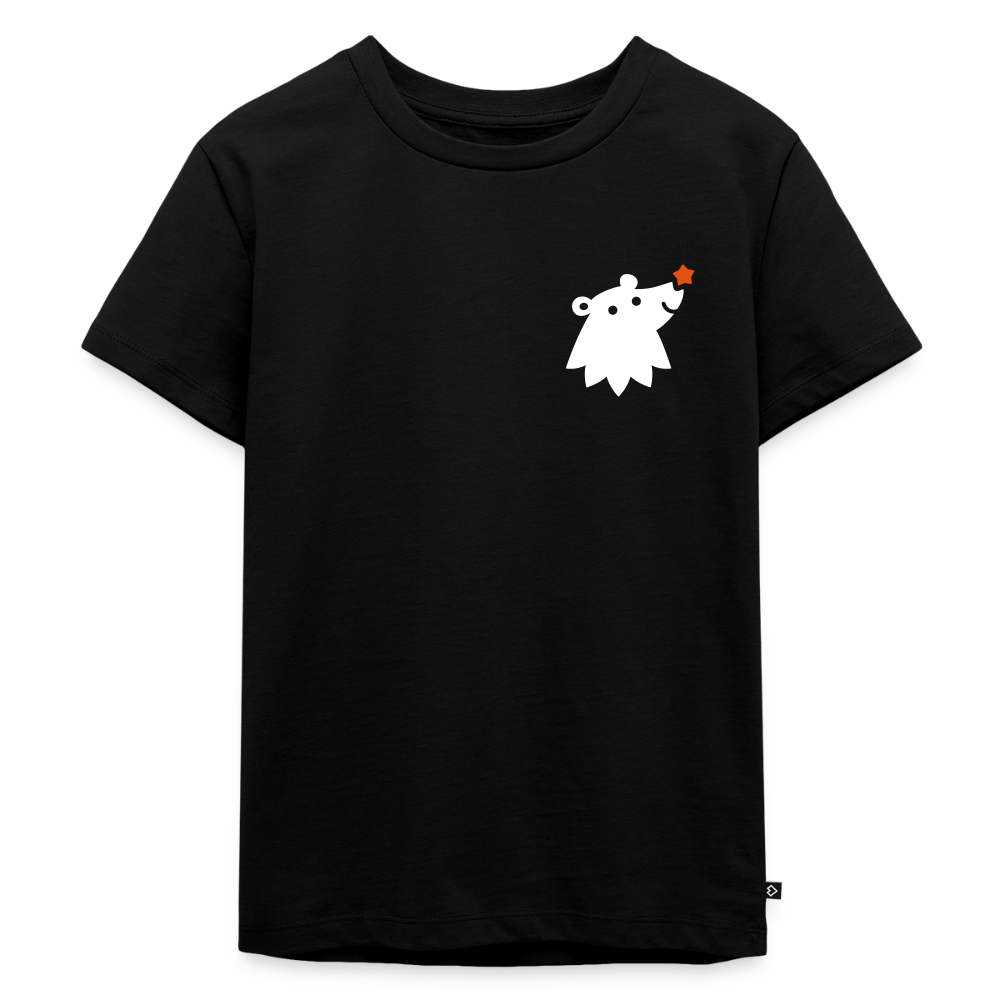 Schnauze Bär - Kinder Premium T-Shirt - Schwarz