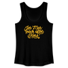 Jeh mah nich uffn Keks gelb - Frauen Bio Tank Top - Schwarz