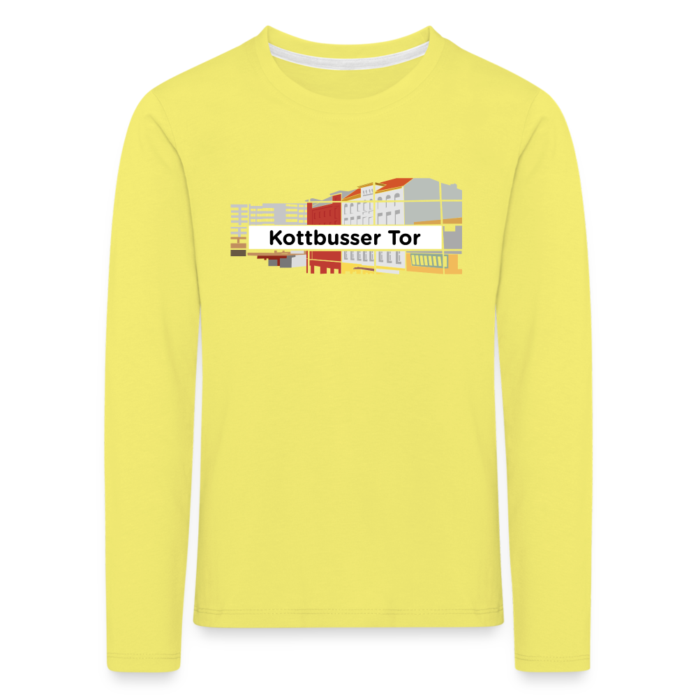 Kottbusser Tor - Kinder Langarmshirt - Gelb