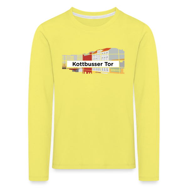 Kottbusser Tor - Kinder Langarmshirt - Gelb