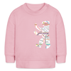 Bär im U-Bahnnetz - Baby Bio Pullover - Hellrosa