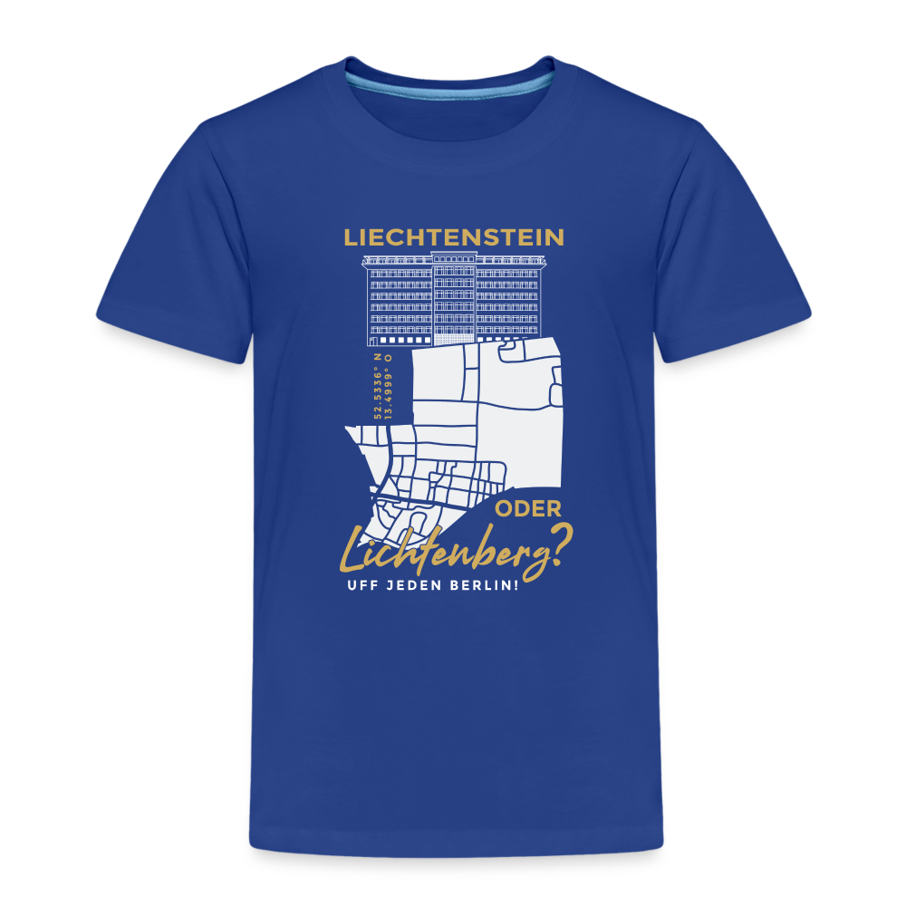 Liechtenstein oder Lichtenberg - Kinder Premium T-Shirt - Königsblau
