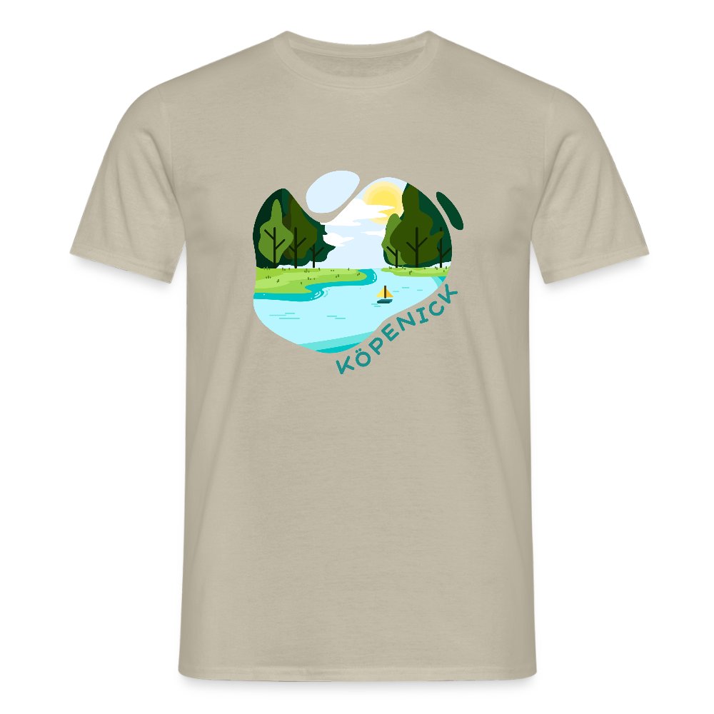 Köpenick am Wasser - Männer Premium T-Shirt - Sandbeige