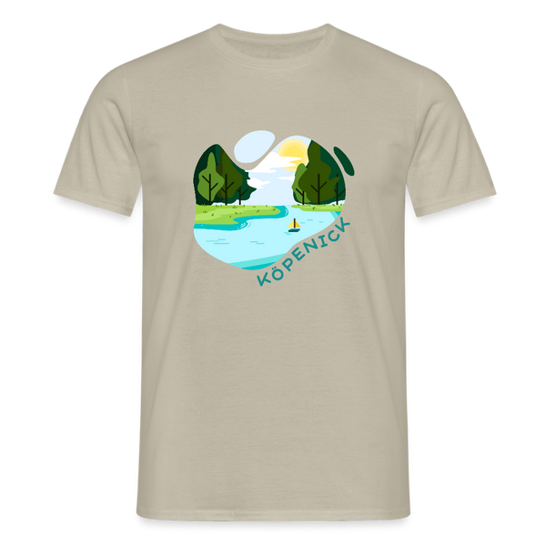 Köpenick am Wasser - Männer Premium T-Shirt - Sandbeige