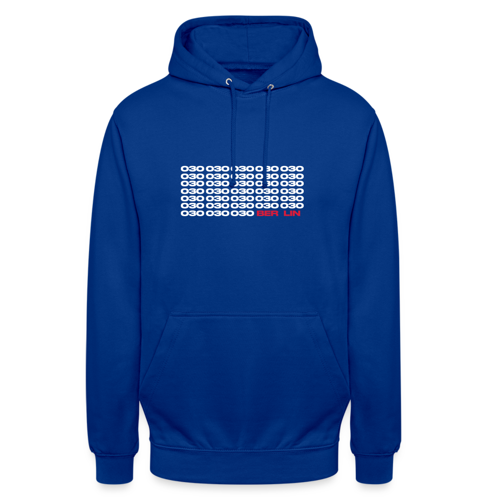 030 Berlin - Unisex Hoodie - Royalblau