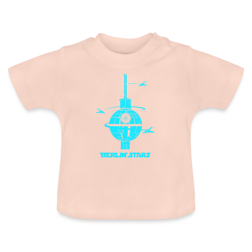 Berlin Stars - Blau - Baby T-Shirt - Kristallrosa