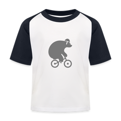 Fahrradbär - Kinder Baseball T-Shirt