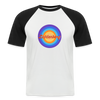 Lichtenberg Retro - Männer Baseball T-Shirt - Weiß/Schwarz
