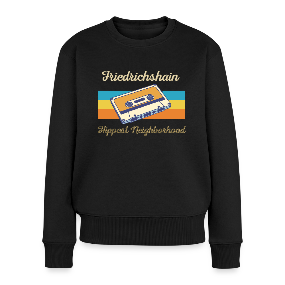 Friedrichshain Hippest Neighborhood - Frauen Premium Pullover - Schwarz