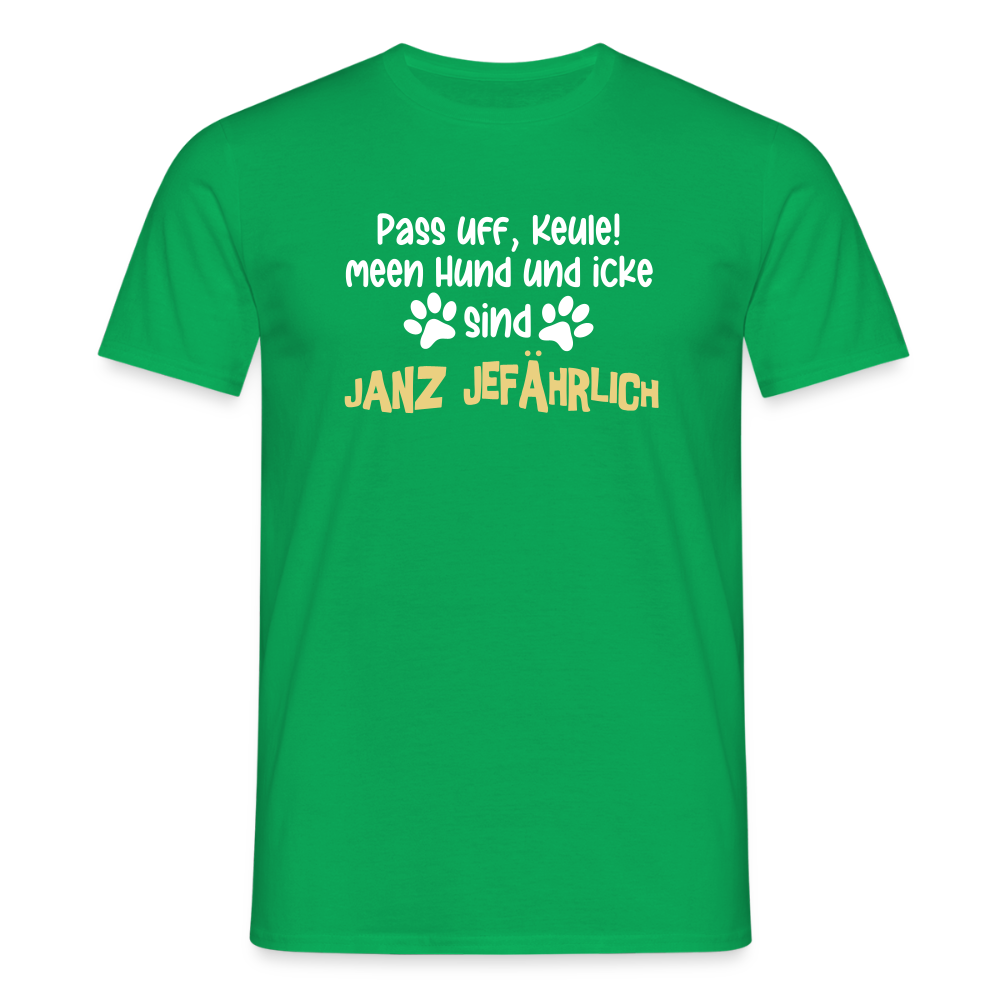 Janz Jefährlich - Männer Premium T-Shirt - Kelly Green