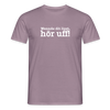 Wenn de dit liest, hör uf! - Männer Premium T-Shirt - Lilagrau