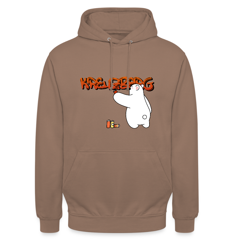 Kreuzberg Graffiti - Unisex Hoodie - Mokka